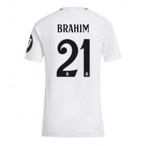 Billiga Real Madrid Brahim Diaz #21 Hemmatröja Dam 2024-25 Kortärmad